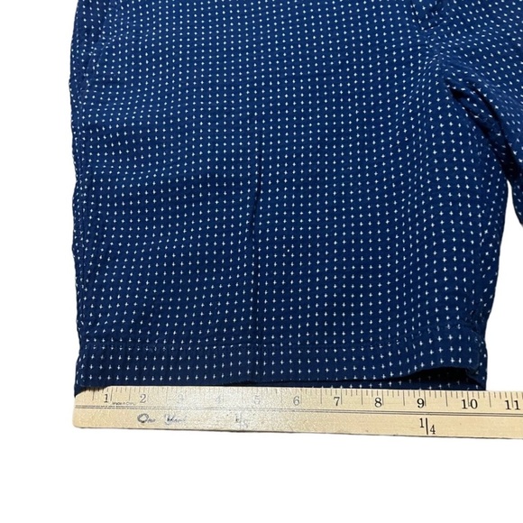 Goodfellow & Co Blue Flat Front Shorts Summer Essential Linden Short Size 40 - Picture 4 of 10